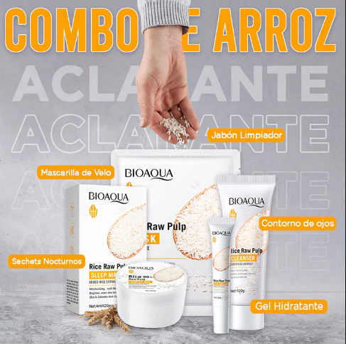 Kit de vitalidad - Arroz blanco Bioaqua